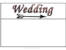Wedding There Sign