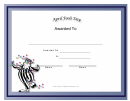 April Fools Day Holiday Certificate