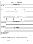 Bank Transfer Request Form