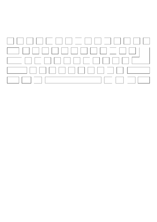 Keyboard Print Out Printable pdf