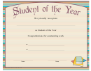 Student Of The Year