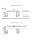 Mortgage Payment Receipt Spreadsheet