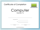 Computer Certificate