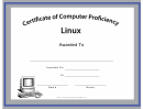 Linux Computer Proficiency Certificate