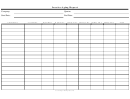 Invoice Aging Report Template