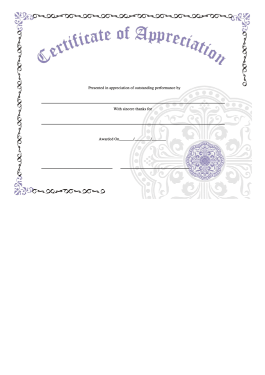 Purple Certificate Of Completion Template Printable pdf