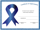 Child Abuse Awareness Certificate