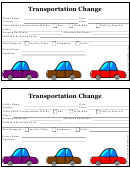 Transportation Change Form