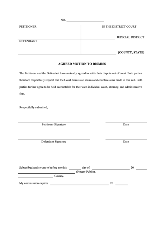 Top 7 Motion To Dismiss Form Templates Free To Download In Pdf Format 198