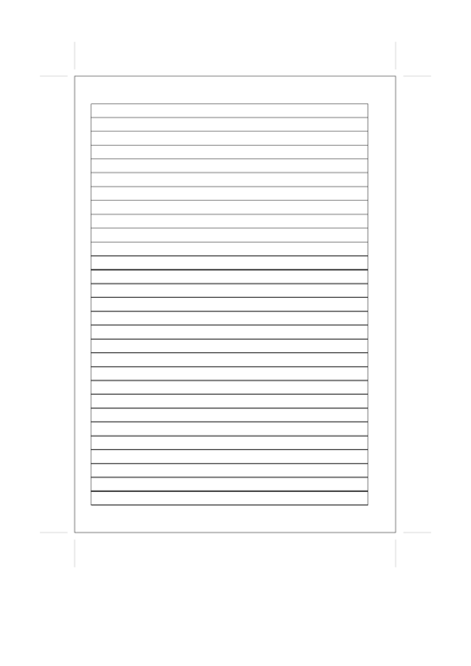 A5 Organizer Lined Note Page - Left Printable pdf