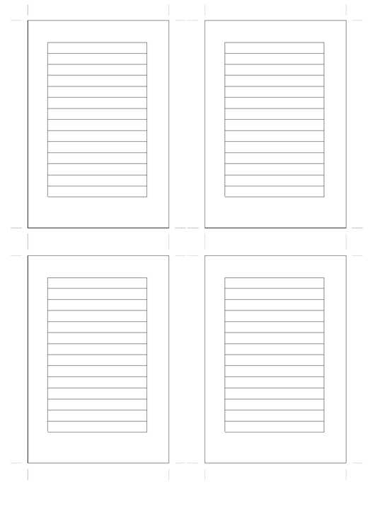 Small Organizer Lined Note Page - Left Printable pdf
