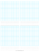 4-up Grid Paper Template