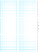 6-up Grid Paper Template