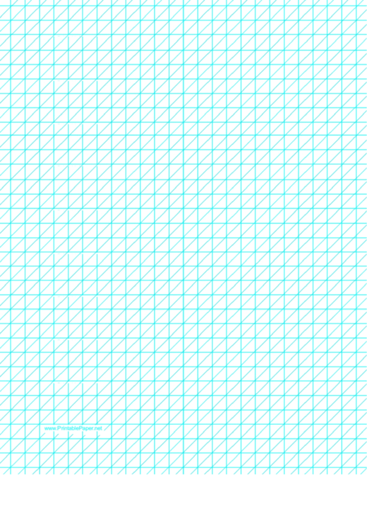 Diagonals (Left) With Third-Inch Grid Printable pdf