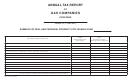 Form Pl1a - Annual Tax Report Of Gas Companies