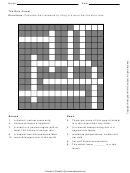 The Rain Forest Crossword Puzzle Template