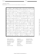 The Rain Forest Word Search Puzzle Template