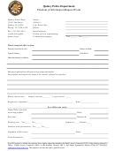 Freedom Of Information Request Form