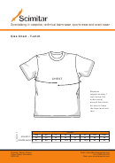 Size Chart - T-shirt - Scimitar Sports