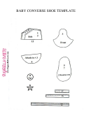 Baby Converse Shoe Template