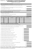 Form Rev-414(p/s) Ex - Pa Nonresident Tax Withholding Worksheet For Partnerships And Pa S Corporations