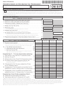 Form Ow-8-p - Underpayment Of Estimated Tax Worksheet - 2012