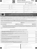 Form Ct-1040 Ext - Application For Extension Of Time To File Connecticut Income Tax Return For Individuals - 2015