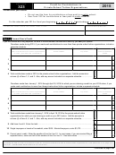 Fillable Arizona Form 323 - Credit For Contributions To Private School Tuition Organizations - 2015 Printable pdf