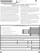 Form Dr 0158 - Tax Payment Worksheet - 2015