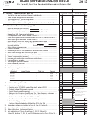Form 39nr - Idaho Supplemental Schedule - 2015