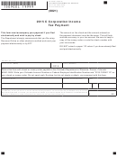 Form Dr 0900c - C Corporation Income Tax Payment - 2015
