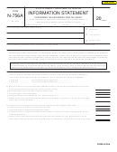 Form N-756a - Information Statement