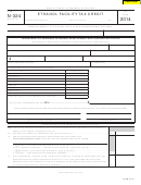 Fillable Form N-324 - Ethanol Facility Tax Credit - 2014 Printable pdf