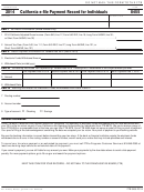 Form 8455 - California E-file Payment Record For Individuals - 2014