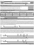 Form 8453-c - California E-file Return Authorization For Corporations - 2014