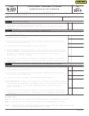 Fillable Form N-323 - Carryover Of Tax Credits - 2014 Printable pdf