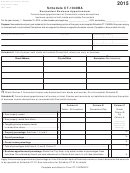 Form Ct-1040ba - Schedule Ct-1040ba - Nonresident Business Apportionment - 2015