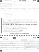 Form Ct-1040v - Connecticut Electronic Filing Payment Voucher - 2015