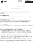 Property Tax Assistance Application (ptap) - Montana Department Of Revenue - 2014