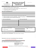 Form Rev-1651 - Application For Refund Pennsylvania Realty Transfer Tax