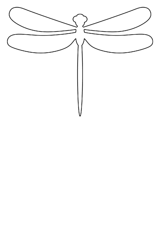 Dragonfly Template Printable pdf