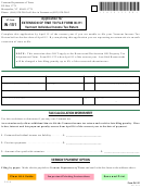 Vt Form In-151 - Application For Extension Of Time To File Form In-111 Vermont Individual Income Tax Return