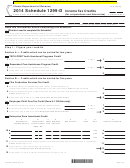 Schedule 1299-d - Illinois Income Tax Credits - 2014