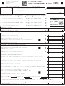 Form Ct-1120u - Unitary Corporation Business Tax Return - 2015