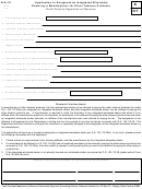 Form B-a-111 - Application To Designate An Integrated Wholesale Dealer By A Manufacturer For Other Tobacco Products