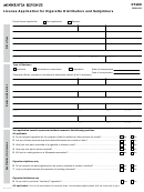Form Ct100 - License Application For Cigarette Distributors And Subjobbers