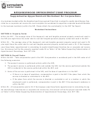 Form Rev-1185 - Neighborhood Improvement Zone Program Supplemental Apportionment Worksheet For Corporations