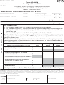 Form Ct-8379 - Nonobligated Spouse Claim - 2015