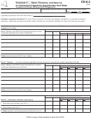 Schedule C (form Cg-6.2) - Sales, Transfers, And Returns Of Unstamped Cigarettes Outside New York State