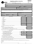 Fillable Form Mml - Metalliferous Mines License Tax Printable pdf